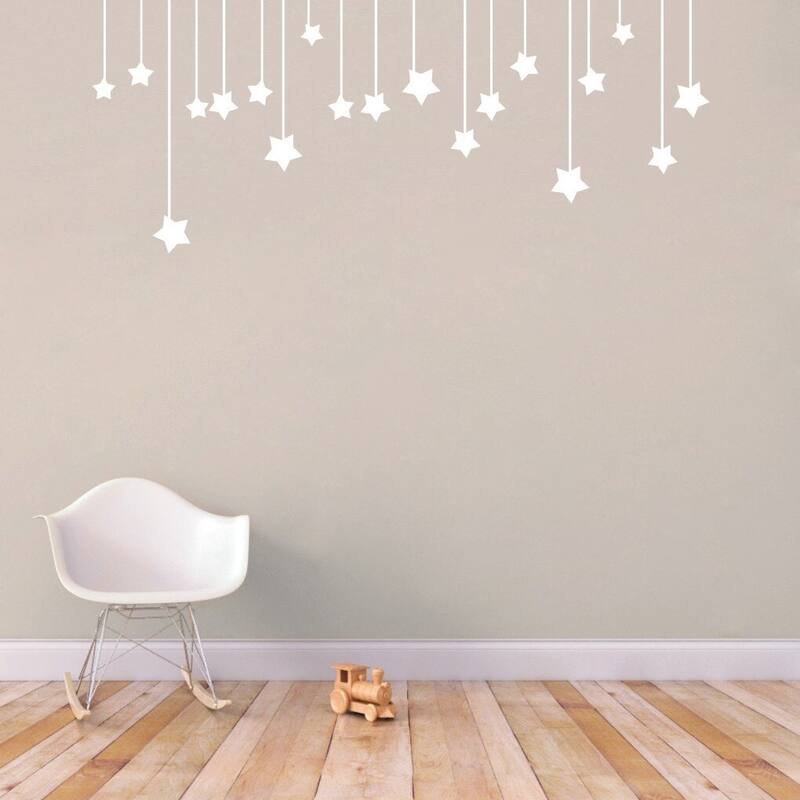 Hanging Stars' 44 x 18inch Medium Wall Decals Bed Bath & Beyond