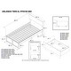 preview thumbnail 8 of 8, Orlando Twin XL Platform Bed with Footboard and 2 Storage Drawers in Grey