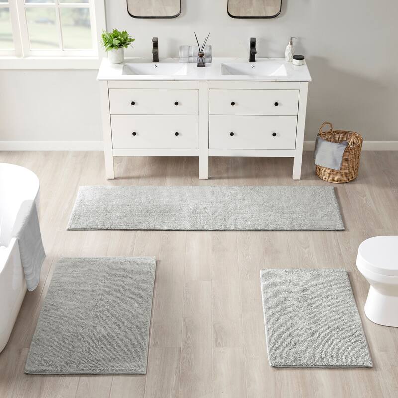 Beautyrest Plume Feather Touch Reversible Bath Rug