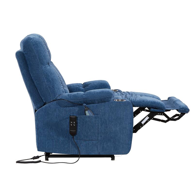Standard Dual‑Motor Power Lift Recliner Chair with Infinite Lay‑Flat Recline