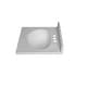 preview thumbnail 14 of 29, Fine Fixtures White Cultured Marble Top With Integrated Sink, 4" Backsplash and Overflow Included.