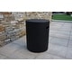 preview thumbnail 3 of 9, Modeno Black Propane Tank Cover Fire Pit Round 20" Outdoor