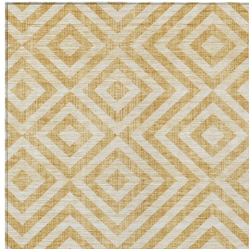 HomeRoots Geometric Transitional Rectangle Outdoor Rug