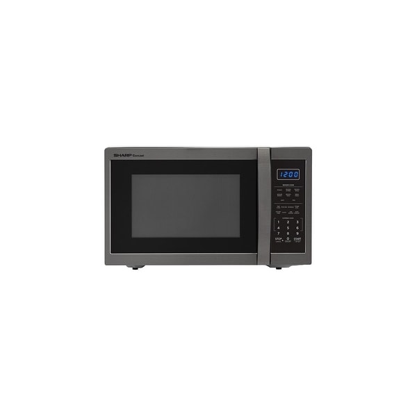 Sharp Smc1452c 1 4 Cu Ft 1100w Microwave W 12 Turntable And Sharp Smc1452c 1 4 Cu Ft 1100w Microwave W 12 Turntable And Sensor Cooking Black Stainless Free Shipping Today 22907480