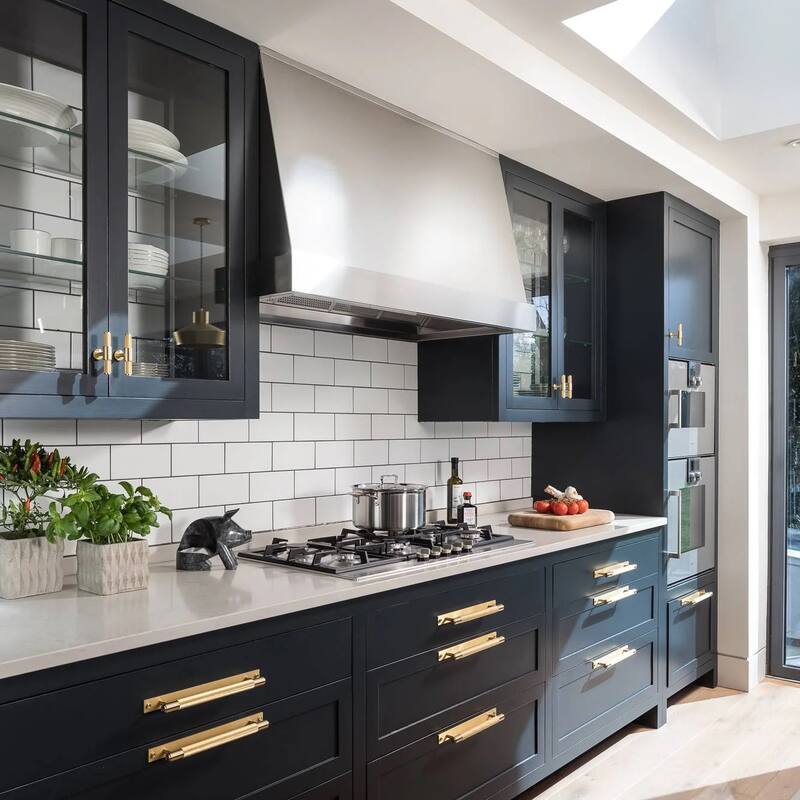 Buster + Punch UPB-054578 Cross 4-15/16" Center to Center Luxury - Brass