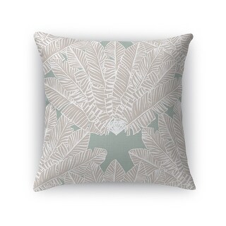 BANANA LEAVES LIGHT GREEN Accent Pillow by Kavka Designs Bed