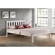 preview thumbnail 10 of 26, Poppy Solid Wood Twin or Full Size Bed Full White - White