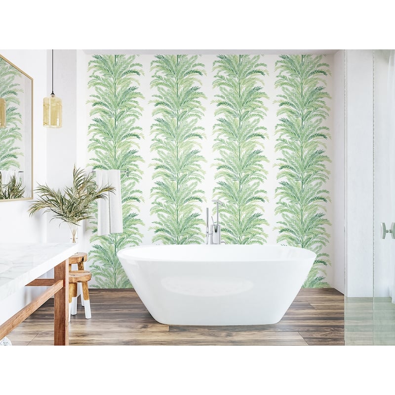 Luxe Haven Keana Palm Peel and Stick Wallpaper