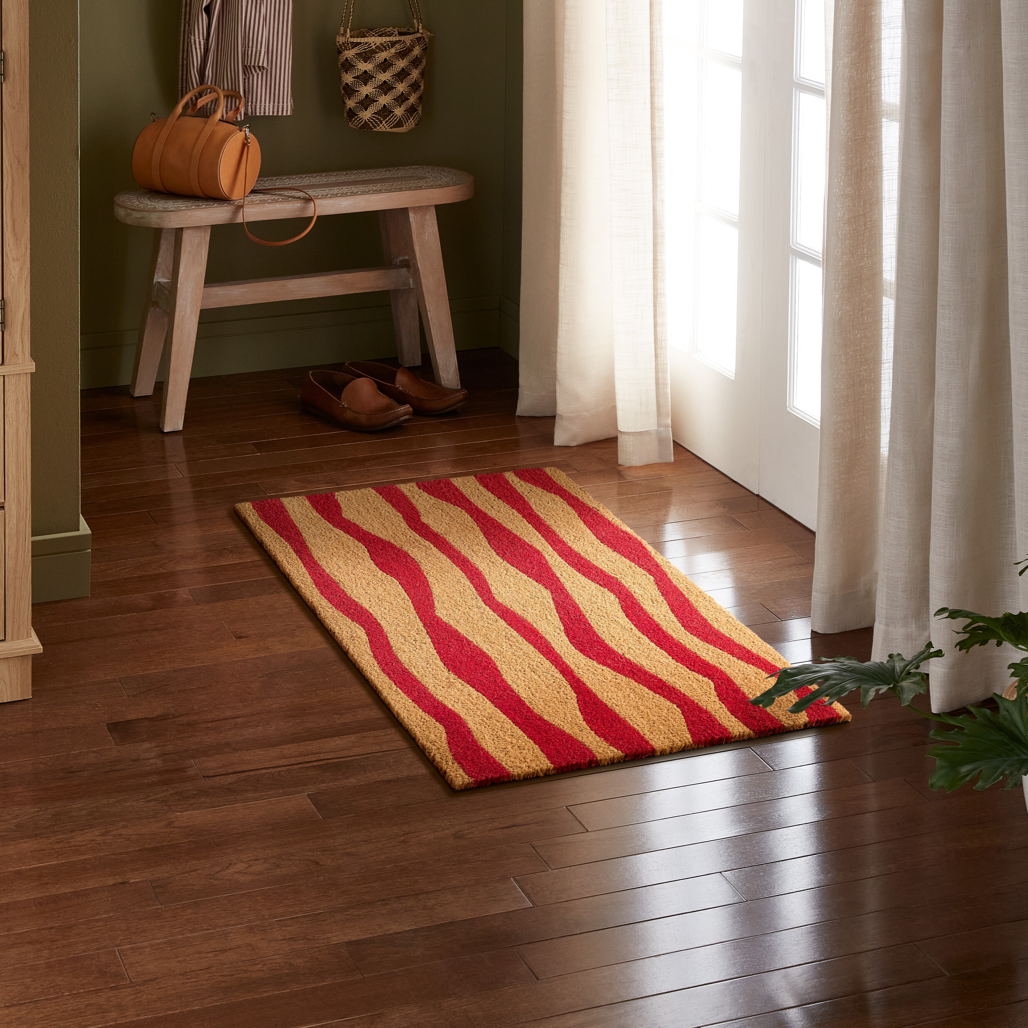 TOWN & COUNTRY TERRA Ravine Abstract Mountain Outdoor Door Mat