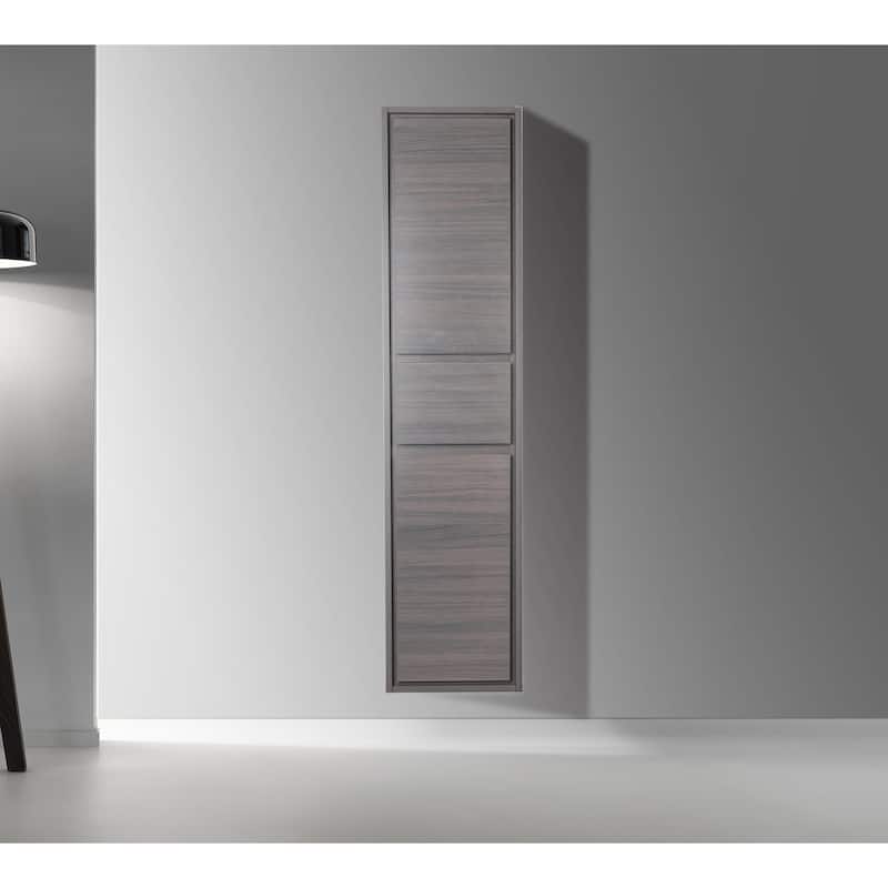 Morava 16'' Wall Mounted Linen Cabinet