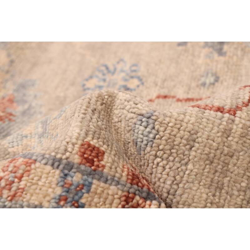 ECARPETGALLERY Hand-knotted Jules Serapi Taupe Wool Rug - 9'2 x 11'10