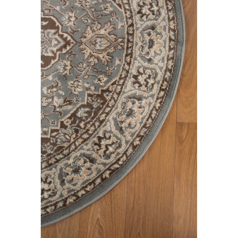 Superior Glendale Floral Medallion Indoor Area Rug