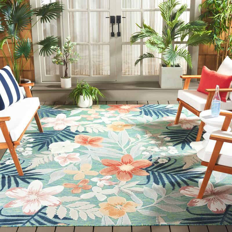 SAFAVIEH Cabana Indoor/ Outdoor Waterproof Transitional Rug