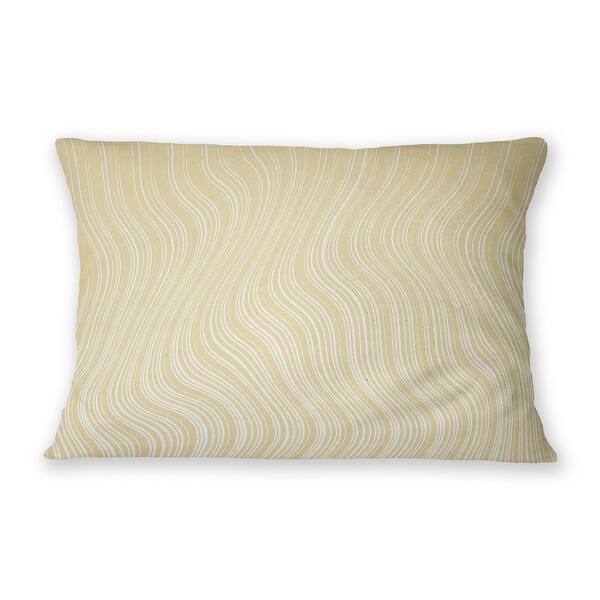 RIPPLE GOLD Lumbar Pillow By Kavka Designs Bed Bath & Beyond 35850252