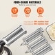 preview thumbnail 19 of 19, Pasta Attachment for KitchenAid Stand Mixer, Stainless Steel Pasta Roller Cutter Set Including Pasta Sheet Roller