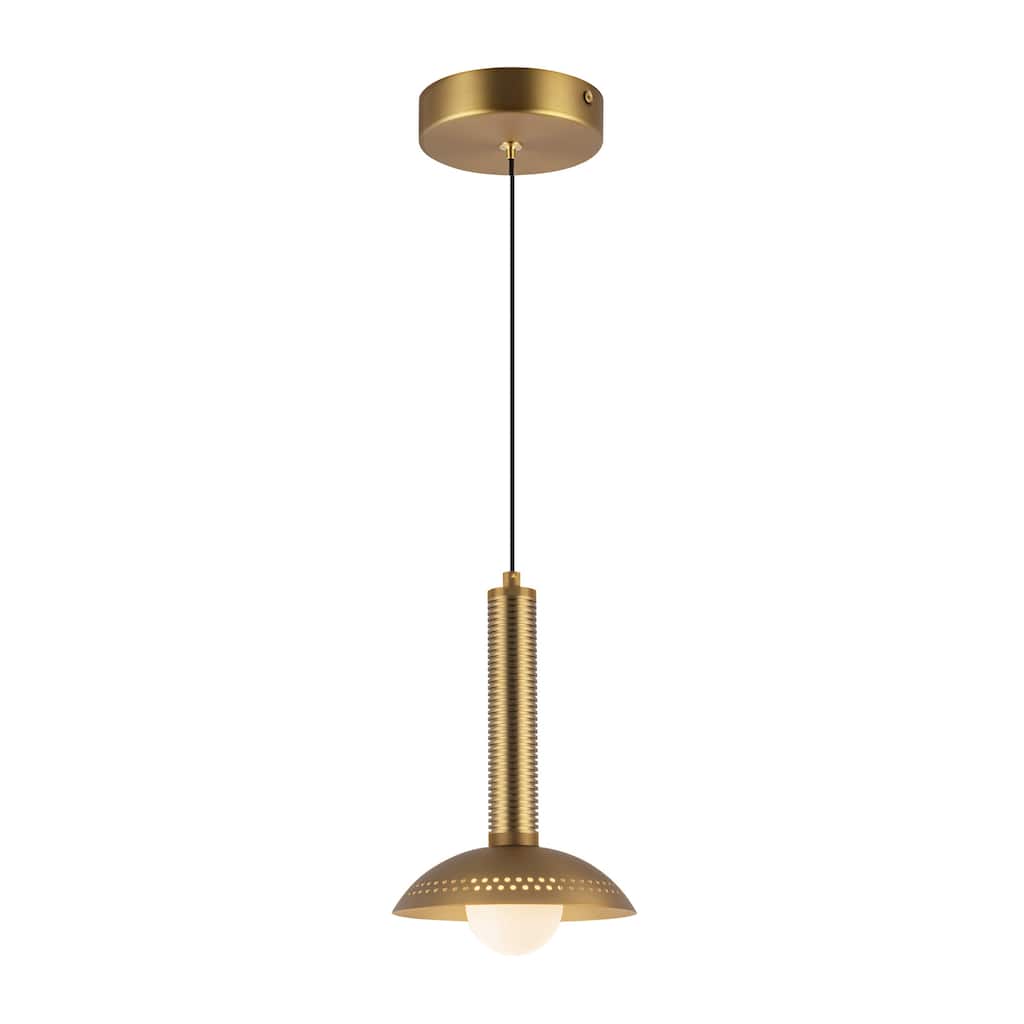 Alora Lighting PD616109-UNV Arden 6" Wide LED Wood Mini Pendant with