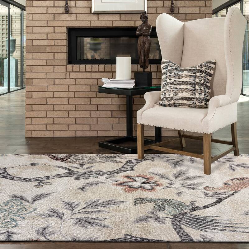Sevita Birds of Paradise Area Rug - 7'9" x 9'5"
