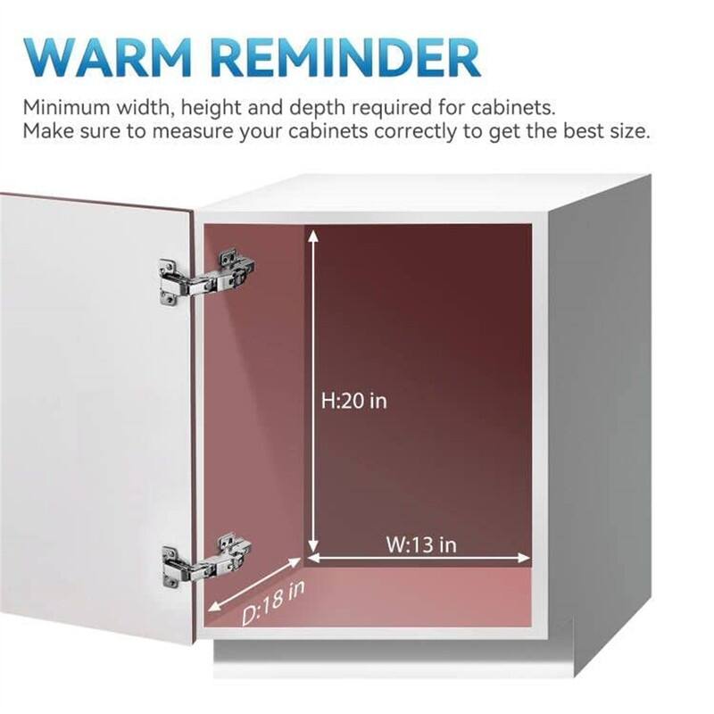 Under Sink Slide Out Storage Shelf - 12.6'' W x 16.53'' D x 12.99'' H