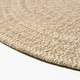 preview thumbnail 10 of 10, 100% ALL - NATURAL Wool Woven Tweed Indoor Area Rug
