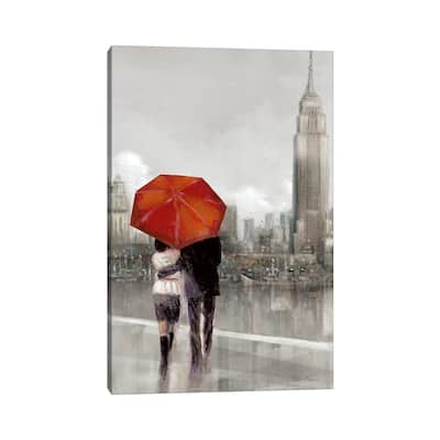 iCanvas "Modern Couple In NY" by Ruane Manning Canvas Print