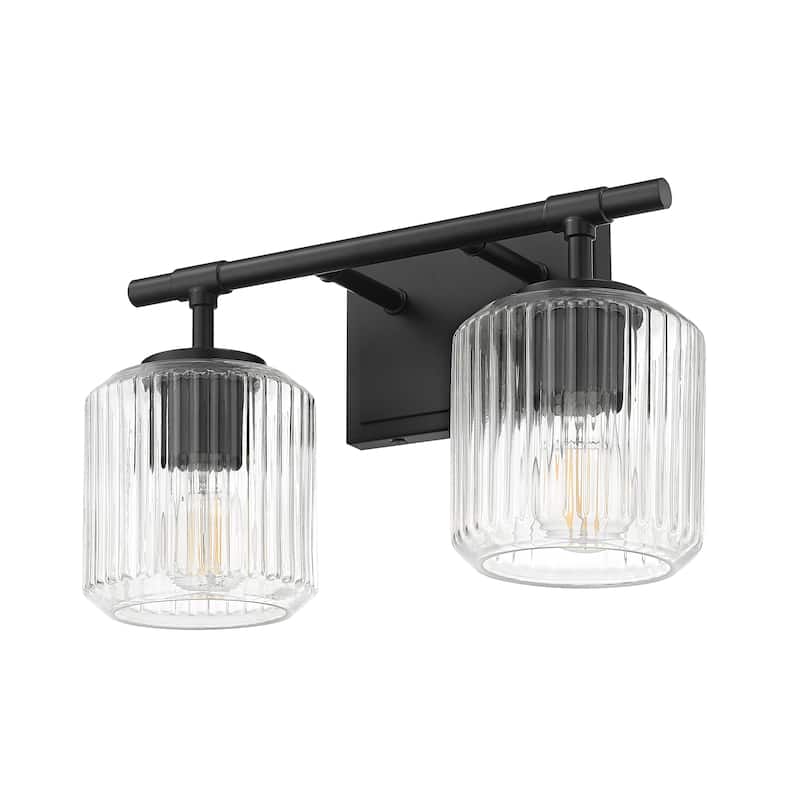 Z-Lite Landon 2 Light Vanity - Matte Black