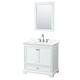 Option White, Chrome Trim, Giotto Quartz Top