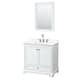 Option White, Chrome Trim, Giotto Quartz Top