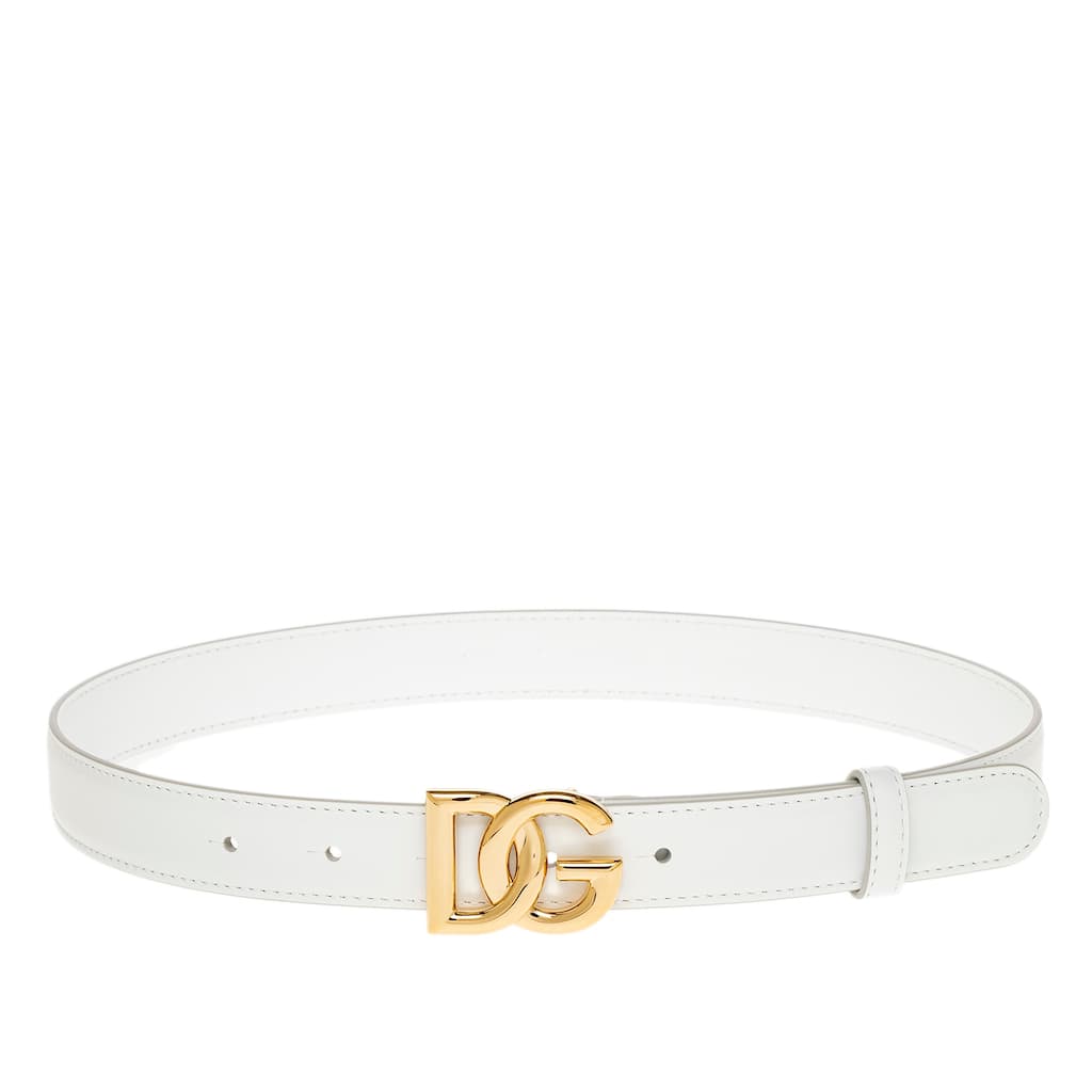 Dolce & Gabbana Logo Leather Belt