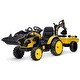 preview thumbnail 25 of 29, 24V 3 in 1 Kids Ride On Tractor Yellow