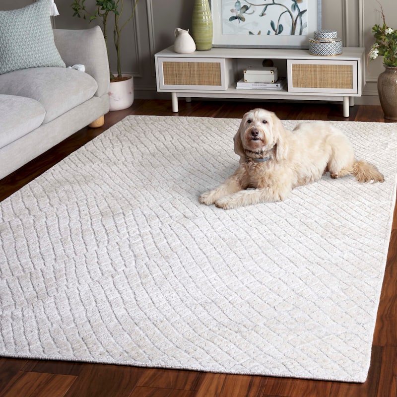 SAFAVIEH Hand-Woven Mirage Shirl Modern & Contemporary Viscose Rug