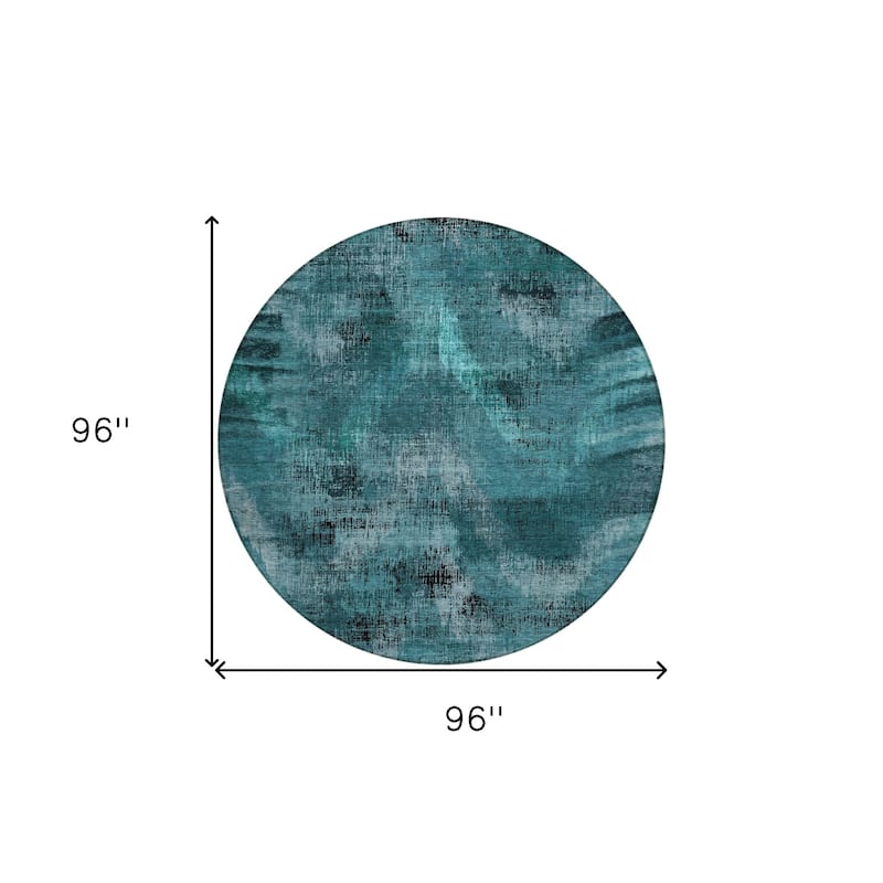 HomeRoots Abstract Transitional Rectangle Outdoor Rug