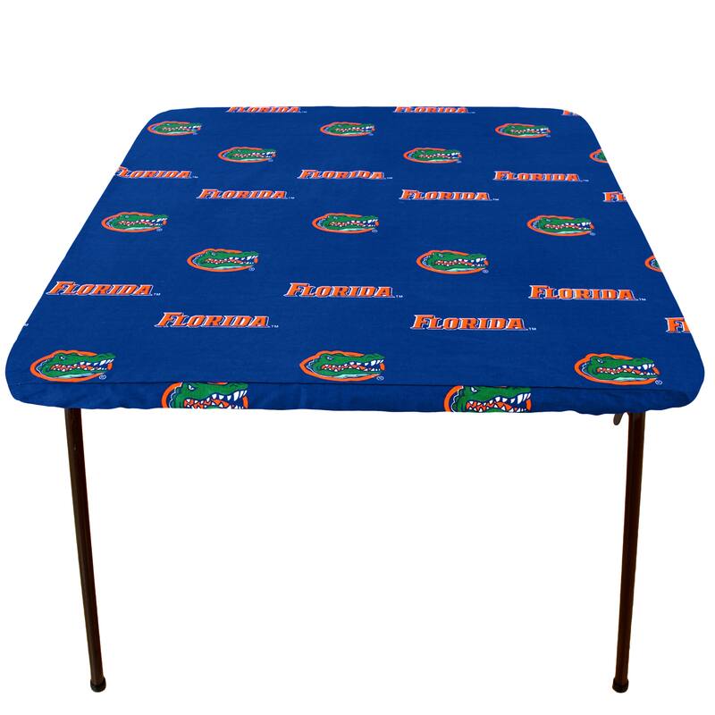 Florida Gators Tailgate Fitted Tablecloth, 33" x 33", Card Table - 33" x 33", Card Table