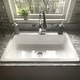 preview thumbnail 6 of 5, Jackson Crisp White Fireclay 33" Single Bowl Drop-In Kitchen Sink with 1 Hole