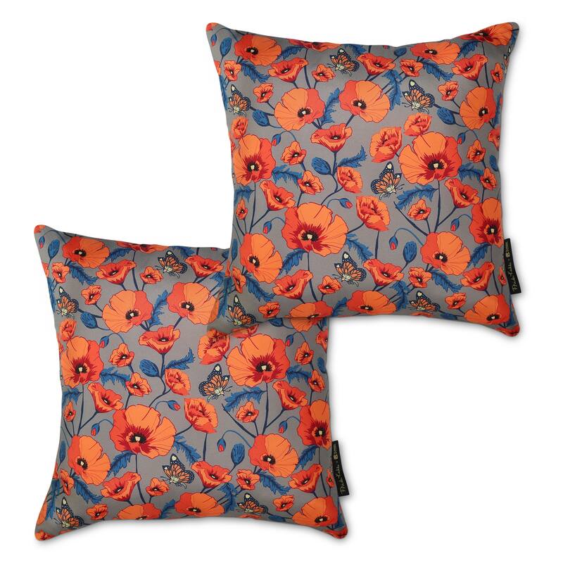 Frida Kahlo + Classic Accessories Accent Pillows, 2-Pack, 18 Inch