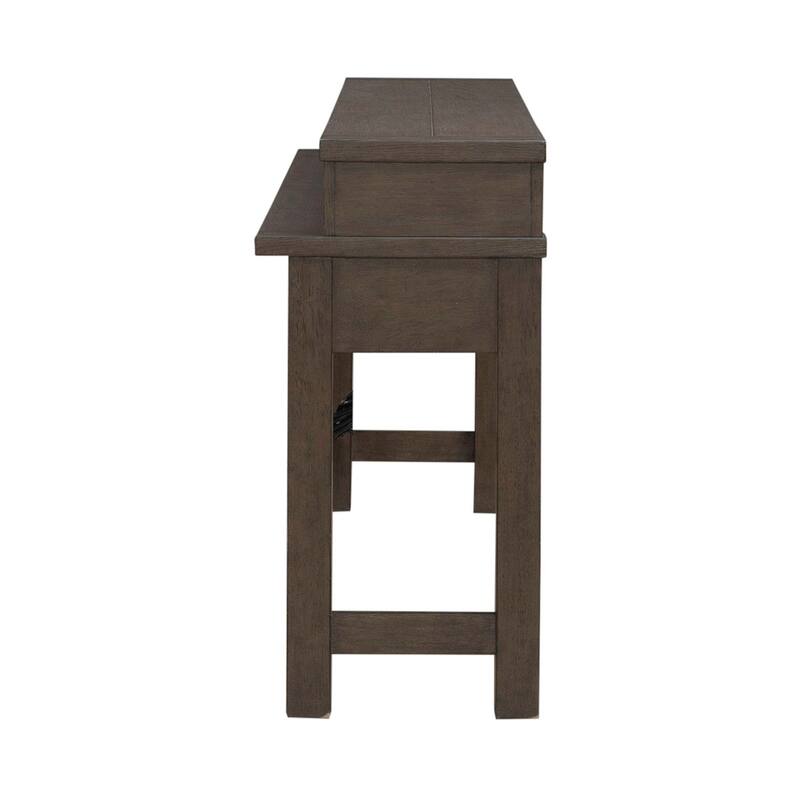 Liberty Furniture Cascade Falls Console Bar Table, Upholstered Console Stools