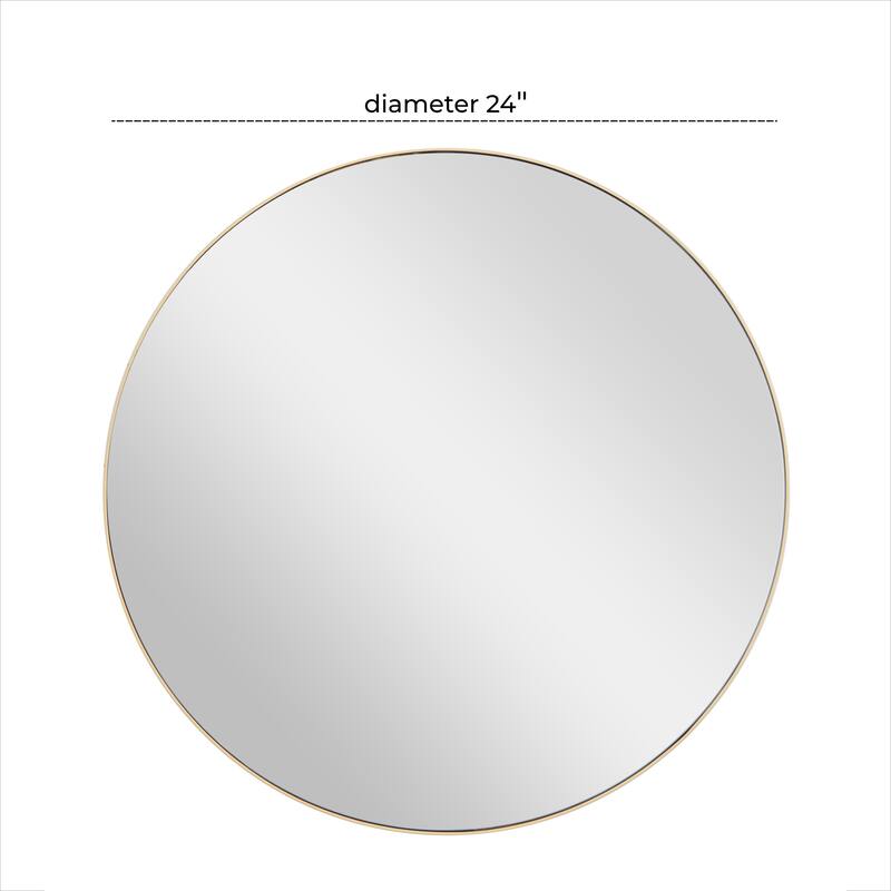 Multiple Frame Finishes / Sizes Modern Contemporary Round Wall Mirrors