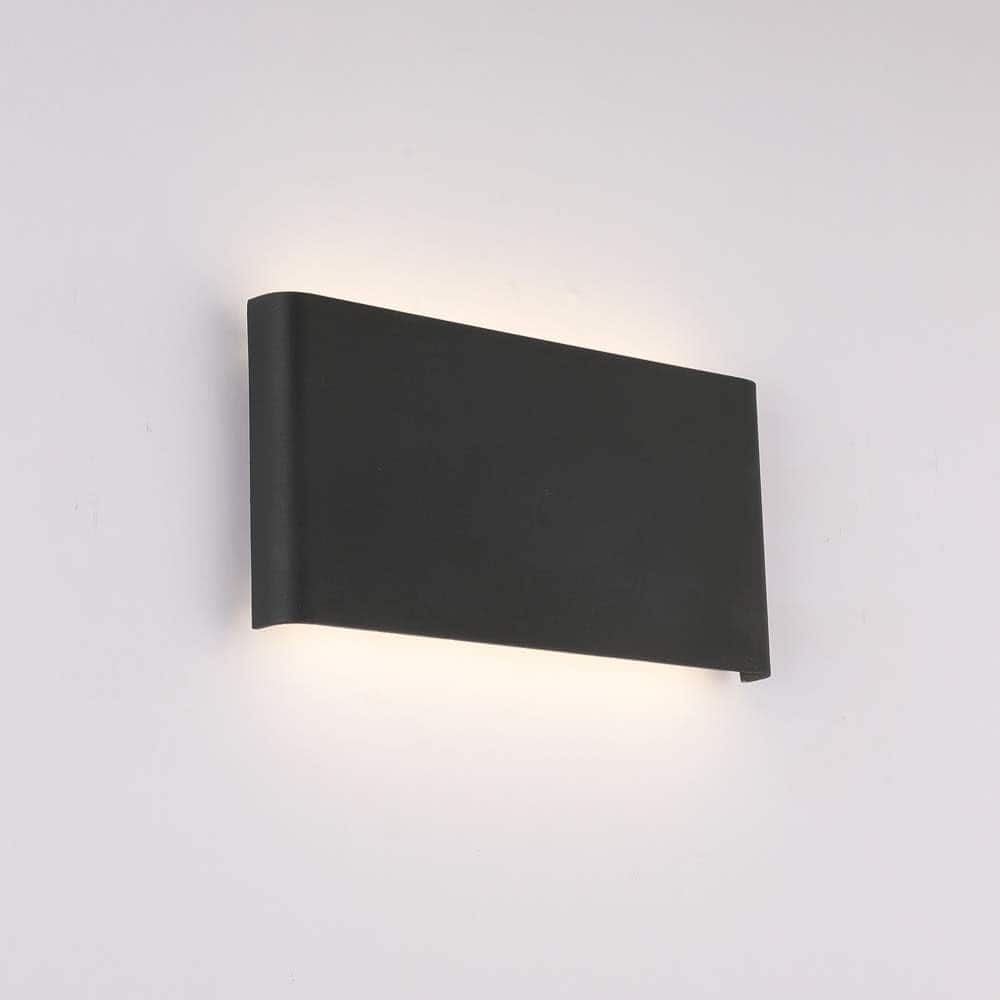 Modern bedroom light black decor light metal wall light