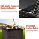 preview thumbnail 71 of 81, Costway 3PCS Patio Rattan Furniture Set Cushioned Conversation Set - See Details