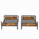 preview thumbnail 4 of 36, Heavy Duty Metal Bunk Bed,Industrial Detachable Bunkbeds with Safety Guard Rails ，Multiple Size