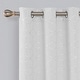 preview thumbnail 12 of 86, Deconovo Decorative Silver Diamond Curtains (2 Panel)
