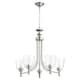 Option Satin Nickel / Clear Seeded