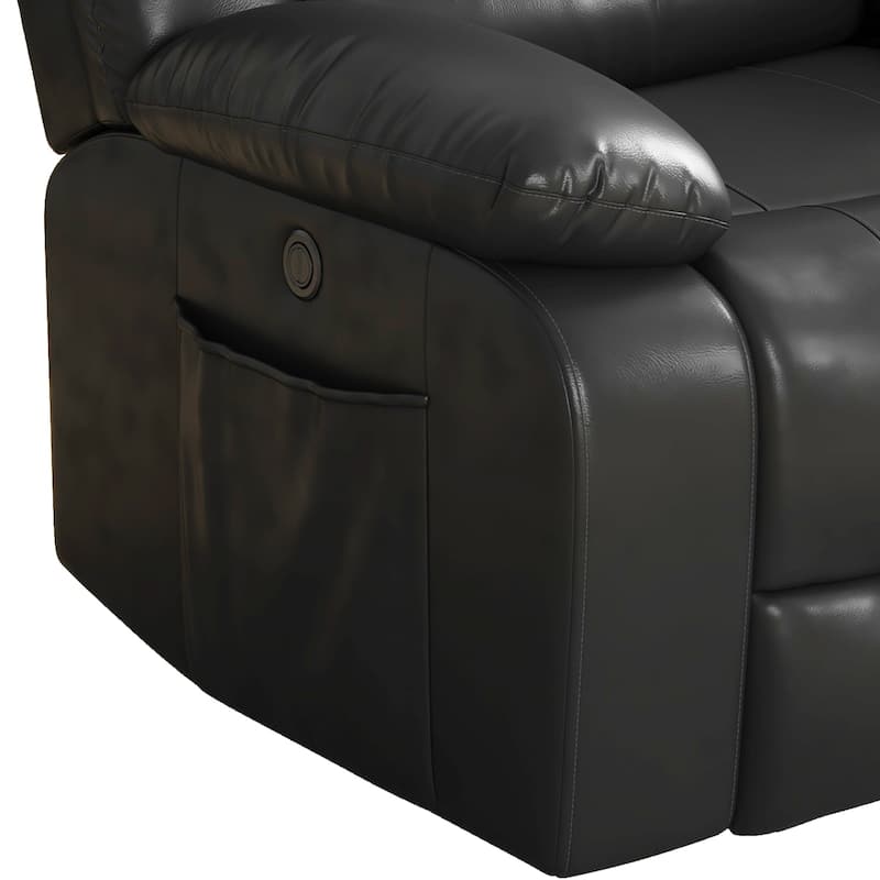 Faux Leather Power Lift Recliner Chair for Elderly People