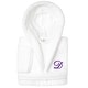 preview thumbnail 56 of 78, Sweet Kids 100% Polyester SUPER PLUSH Double Brushed Hooded Bathrobe with Purple Script Monogram D - Large