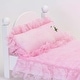 preview thumbnail 4 of 2, Sophia's - 18" Doll - Eyelet Bedding set - Light Pink