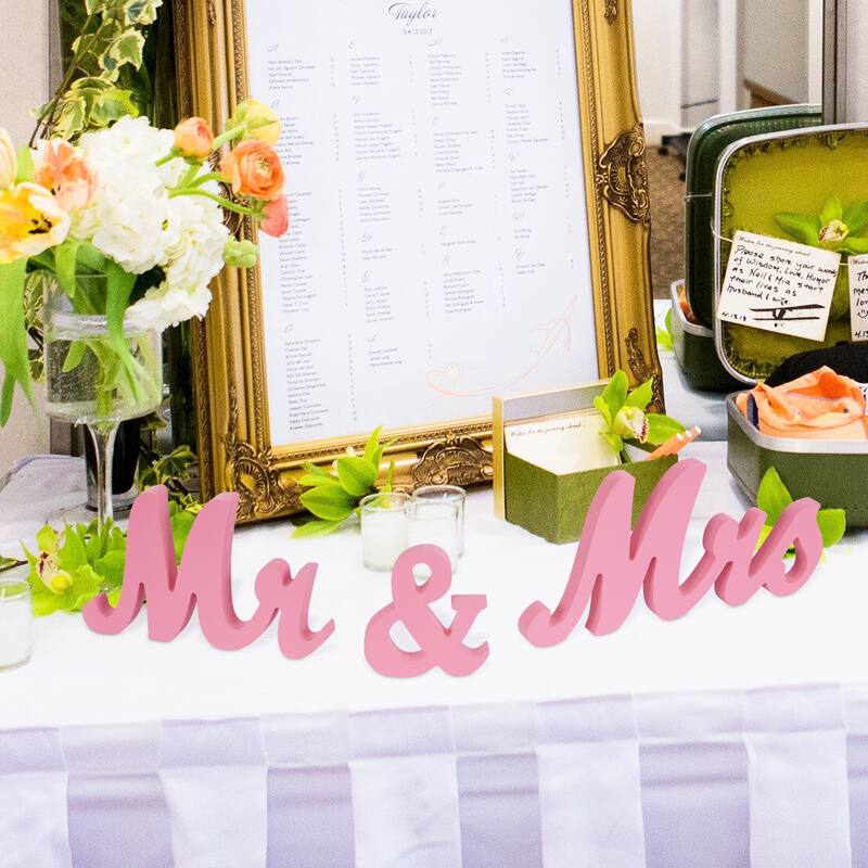 Mr & Mrs Sign Wedding Decorations, Rustic Anniversary Wedding Gift