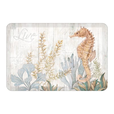 Seahorse Seaweed Anti-Fatigue Kitchen Mat 20"X30" - 20" x 30"