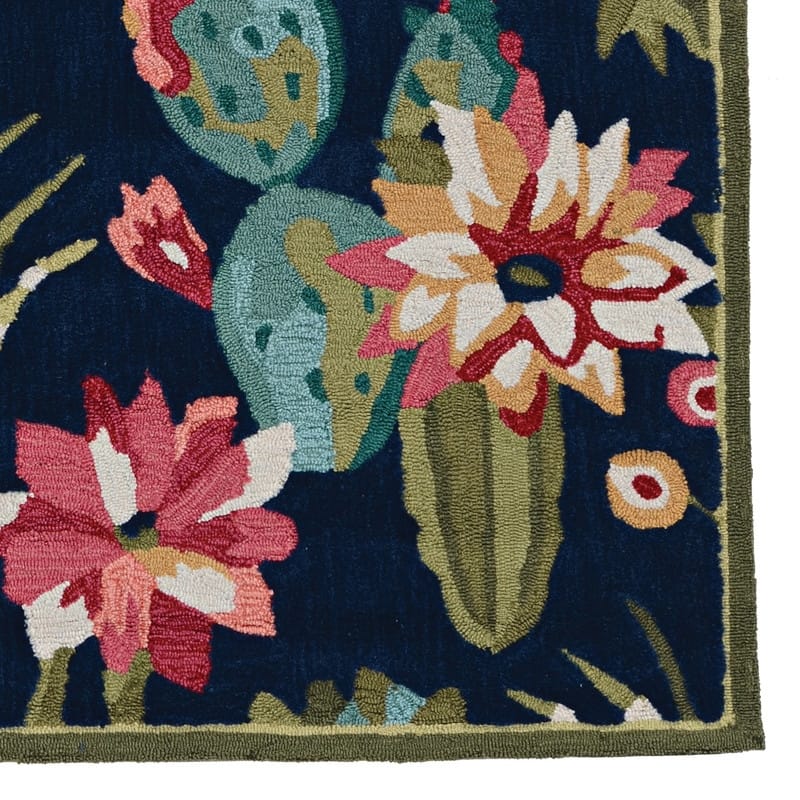 Trinity Cactus Navy/Multi - 5' x 7'