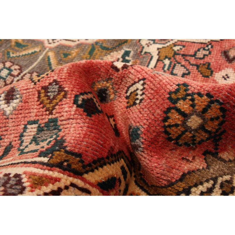 ECARPETGALLERY Hand-knotted Konya Anatolian Light Red Wool Rug - 4'9 x 9'5