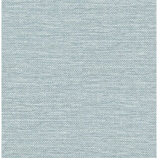 A-Street Prints Malin Denim Faux Grasscloth Wallpaper
