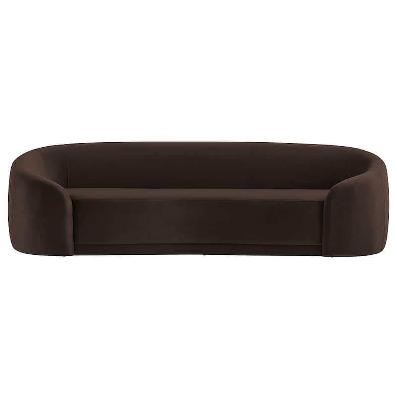 Contessa Curved Performance Velvet Sofa